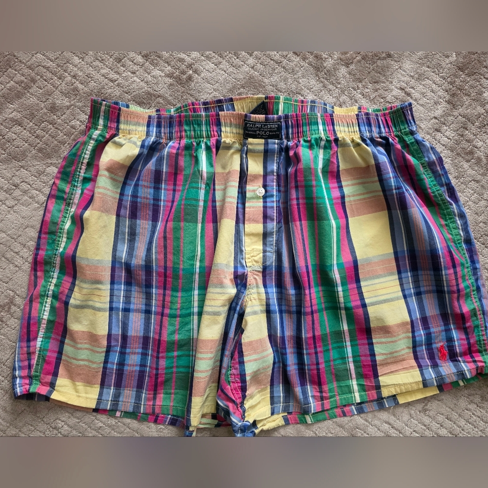 Ralph‎ Lauren Multicolor Plaid Boxers